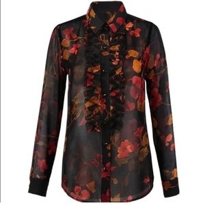 Cabi Catherine Floral Blouse